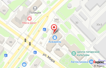 Магазин Конфискат/Мега Сити на улице Мира на карте