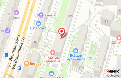 Торгово-производственная компания Теплолюкс на улице Вишневского на карте
