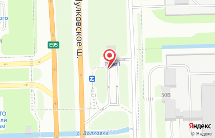 ЗАО Банкомат, Кредит Европа Банк на Пулковском шоссе на карте