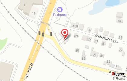 Шиномонтажная мастерская в Краснооктябрьском районе на карте