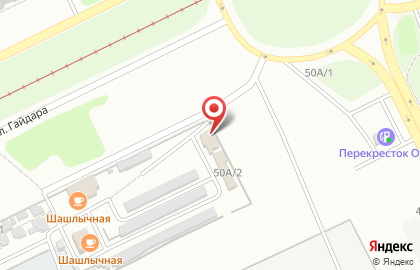 Шиномонтажная мастерская на улице Гайдара на карте