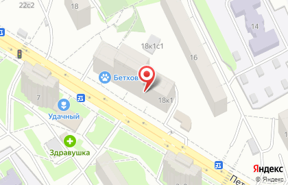 Пункт приема игрушек Коробка Храбрости на Петрозаводской улице на карте