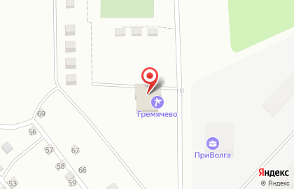 База отдыха Гремячево на карте