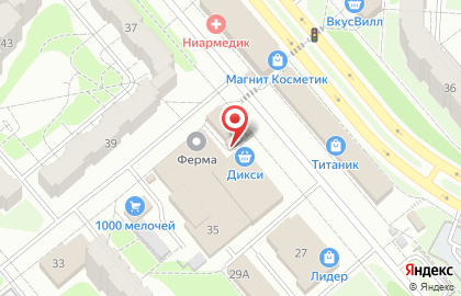 Магазин Мясницкий ряд на улице Гагарина на карте