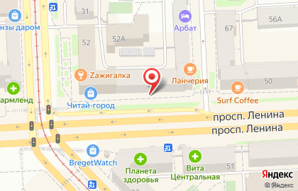 Цветочная мастерская Ирины Живетьевой в Центральном районе на карте