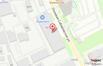 Бтк на Полевой Сабировской улице на карте