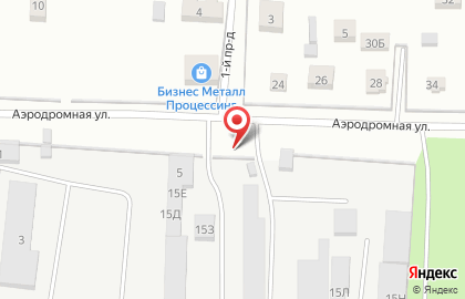 Производственная компания КурортСтрой на Аэродромной улице на карте