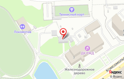 Клуб ветеранов отделения железной дороги на карте