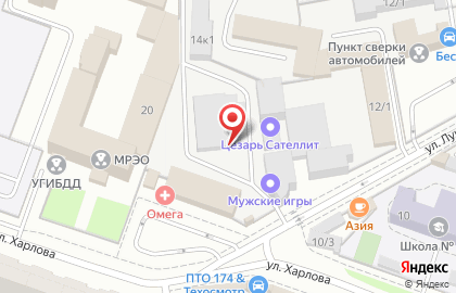 Автомобильное газовое оборудование в Ленинском районе на карте