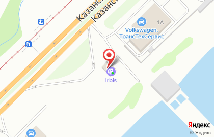 Ирбис в Казани на карте