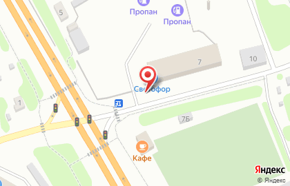Магазин низких цен Светофор в Рязани на карте