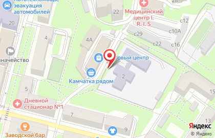 Вариант плюс в рабочем переулке на карте