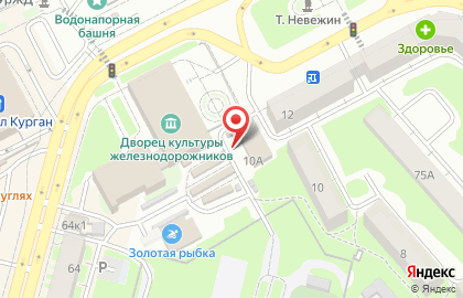 Киоск по продаже колбасных изделий в Кургане на карте