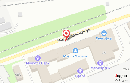 ЗАВОД ПЛАСТИКОВЫХ ОКОН ПЛАНЕТА СВЕТ, эксклюзивный партнер немецкой компании VEKA в Пермском крае на Магистралиной улице на карте