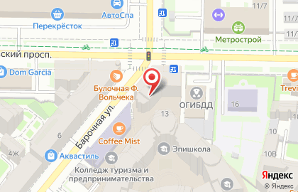 Армада в Петроградском районе на карте