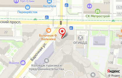 Армада в Петроградском районе на карте