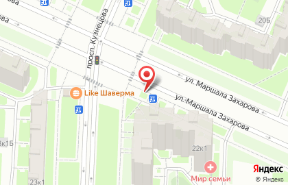 Киоск печатной продукции в Красносельском районе на карте