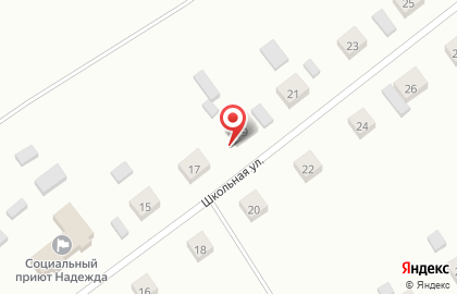 Продовольственный магазин на Школьной улице на карте