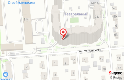 Продовольственный магазин Сетка в клетку на улице Костычева на карте