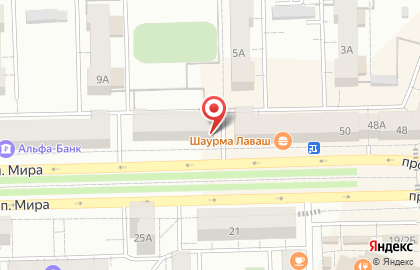 Магазин-салон Фокус в Советском округе на карте
