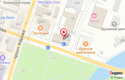 Ресторан Лужская Жемчужина на карте