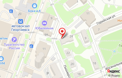 Точка зрения на Пионерской улице на карте