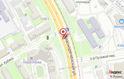 МТС на Краснореченской улице на карте