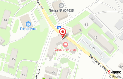 Магазин цветов на улице Учительская 12 на карте