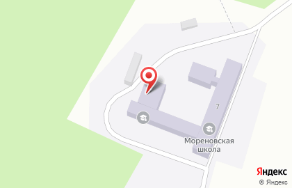 Мореновская областная санаторно-лесная школа в курортном посёлке Зелёный Город на карте