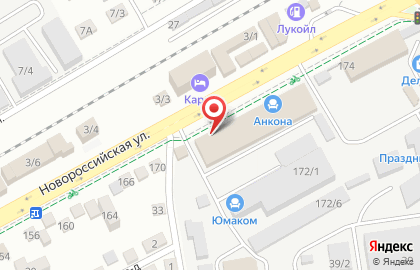 Компания Мебельщик на Новороссийской улице на карте