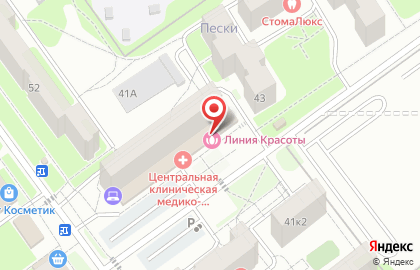 Салон-парикмахерская Линия красоты в Засвияжском районе на карте