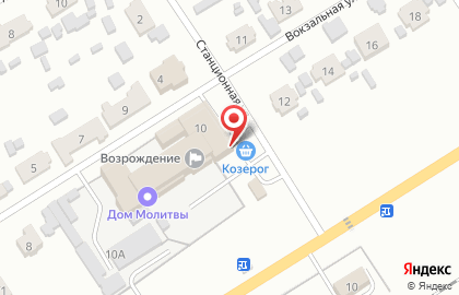 Киоск по продаже хлебобулочных изделий, пос. Тартат на карте
