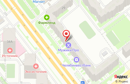Альфа-Банк в Челябинске на карте