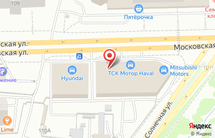 Автосалон ТСК Мотор на Московской улице на карте