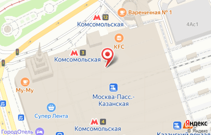 Центробувь на Бауманской (пл Комсомольская) на карте