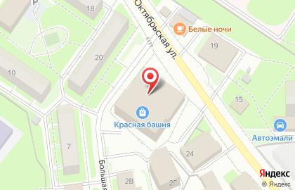 Красная Башня, торгово-деловой центр на карте