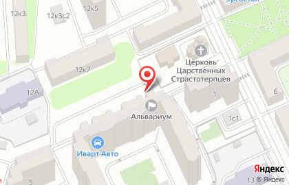 Альвариум на карте