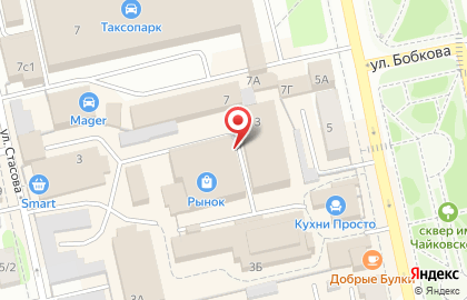 Магазин шаурмы шаурмы на улице Чайковского на карте