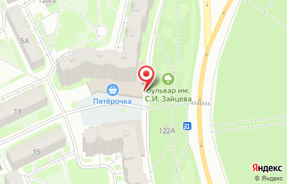 Универсам Пятёрочка на Коммунистическом проспекте на карте