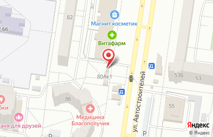 Продуктовый киоск Продуктовый киоск на улице Автостроителей на карте