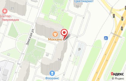 Магазин цветов в Москве на карте