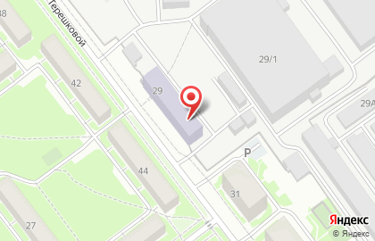 Оценочная компания Оценка собственности на улице Терешковой на карте