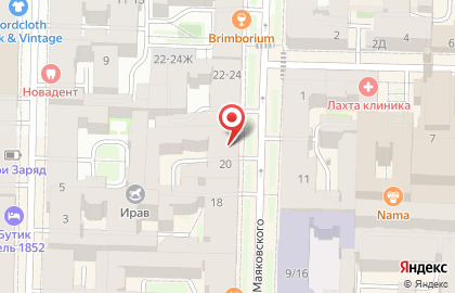 Маяк на улице Маяковского на карте
