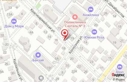 ООО Сервис-ЮГ-ККМ на Красноармейской улице на карте
