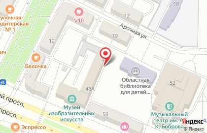 Федеральный образовательный сервис ИнПро на Советском проспекте на карте