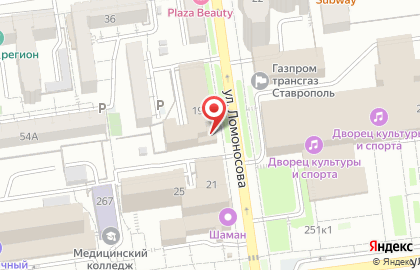 Ростелеком для бизнеса на улице Ломоносова на карте