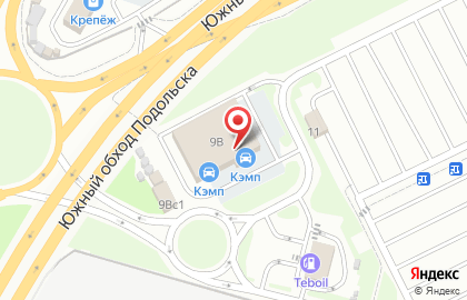 Автоцентр Кэмп на Молодёжной улице на карте