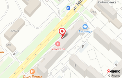 Оздоровительный центр Solemed на улице Энтузиастов на карте