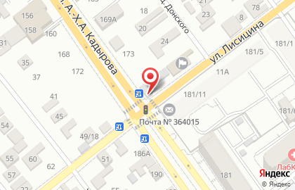 Аптека Здоровая семья в Грозном на карте