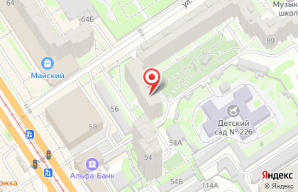 Торговая компания в Центральном районе на карте